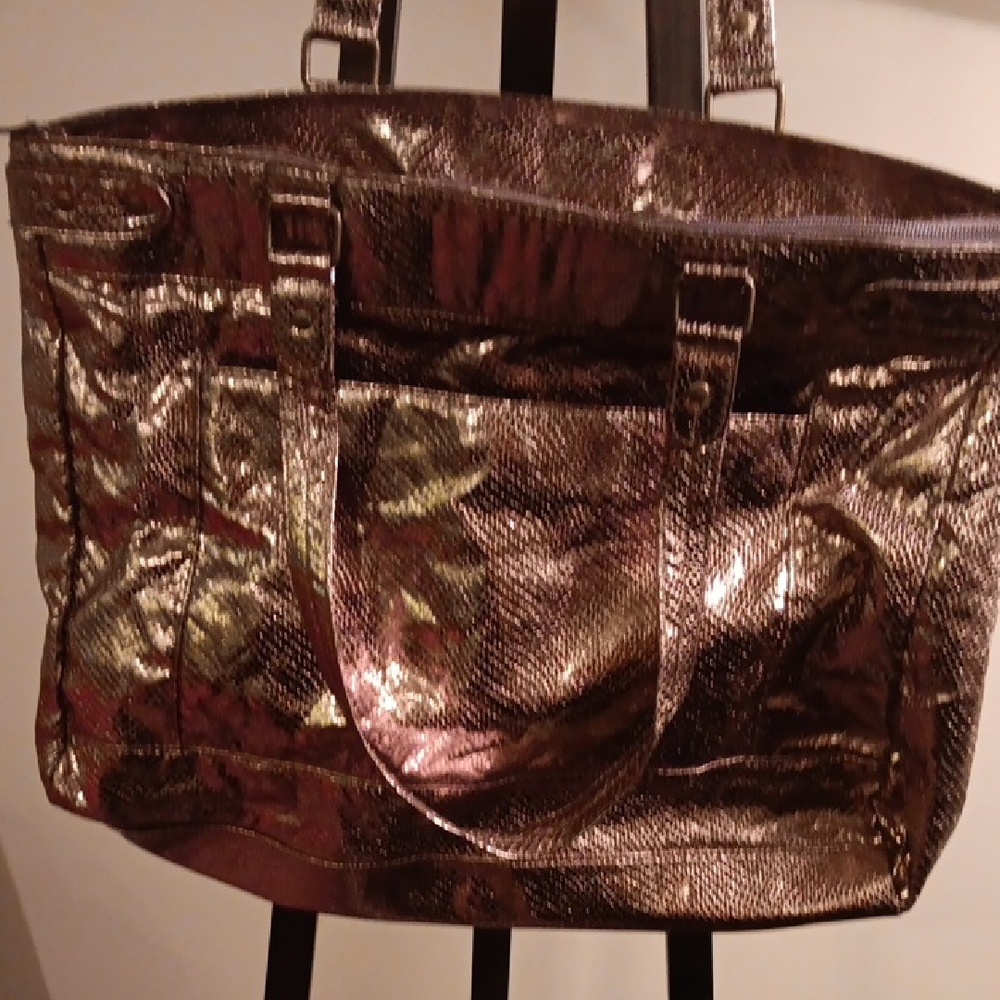 Metallic Gold Tote Bag